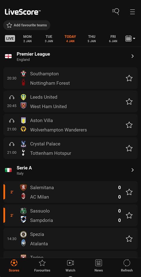 live score free download